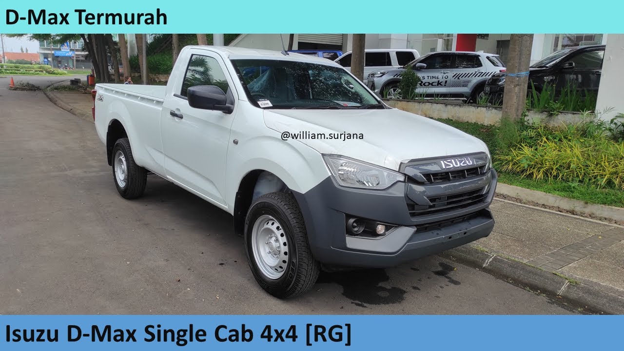 Isuzu D-Max Single Cabin 4x4 [RG] review - Indonesia