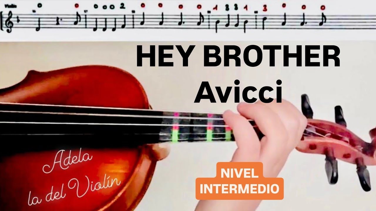 HEY BROTHER, AVICCI ( PARTITURA VIOLÍN + AUDIO) 