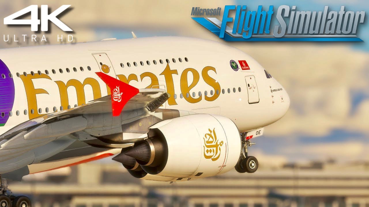 [ MSFS ] FBW Emirates Airbus A380 | Departing from Changi, Singapore | 4K l GeForce RTX