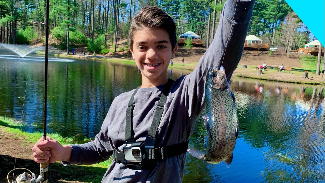Fishing for TROUT after stocking 300 | TROUT CONTEST |