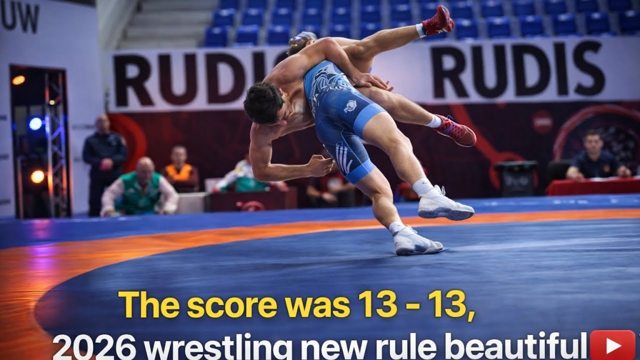 13–13 Score! 🤯Winner by criteria (sensitive scoring)Balazs Racz 🇭🇺🏆 2026 Wrestling Rules 👌