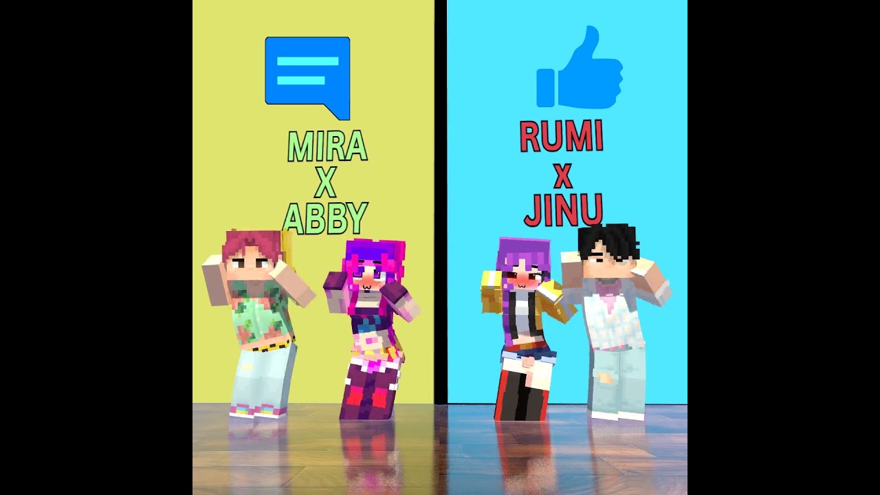 MIRA x ABBY💚VS RUMI x JINU🤍 | BEST COUPLE IN KPOP DEMON HUNTERS?🤔😍 #shorts
