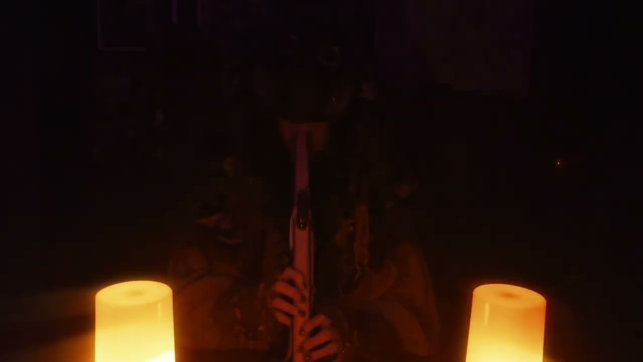 MOG playing the flute.