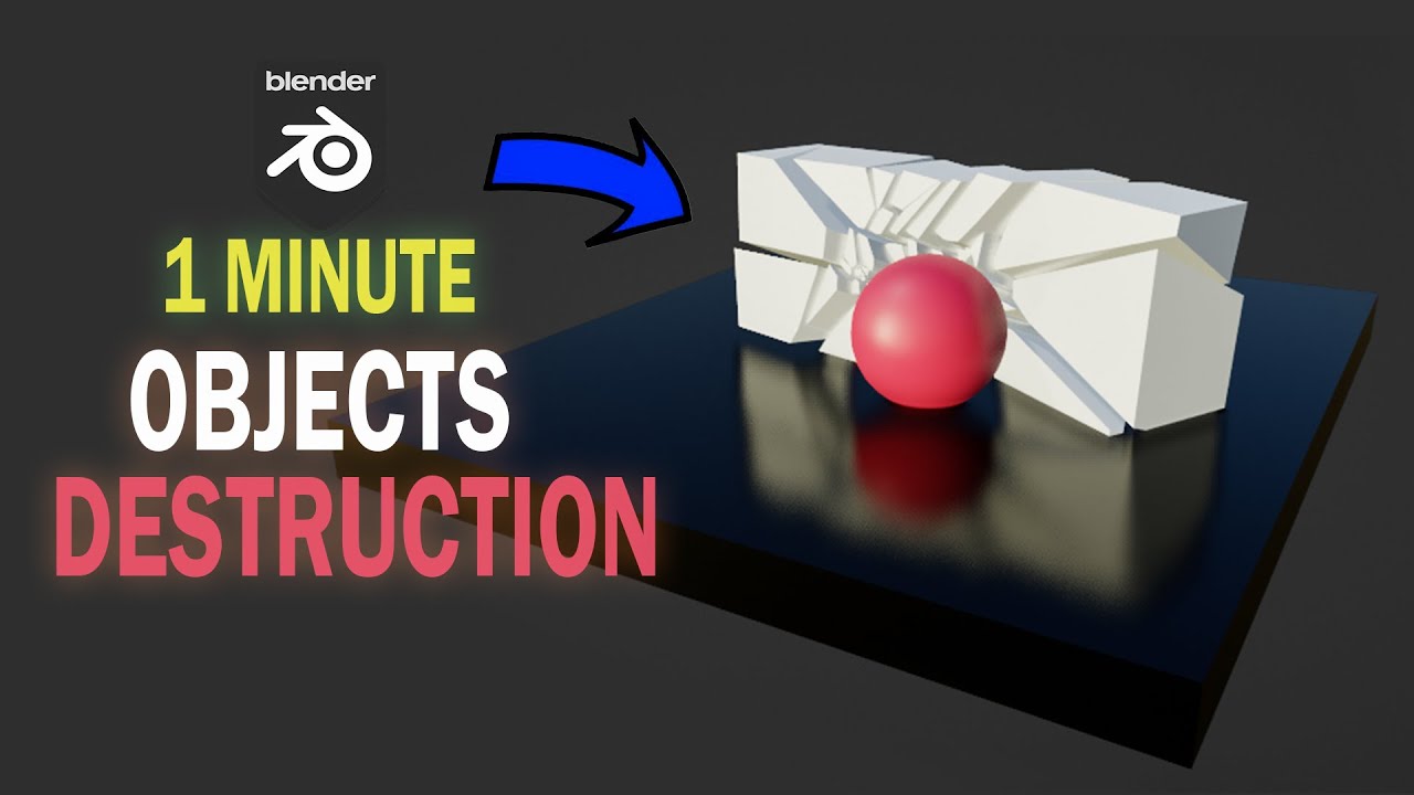 how to destroy objects in blender