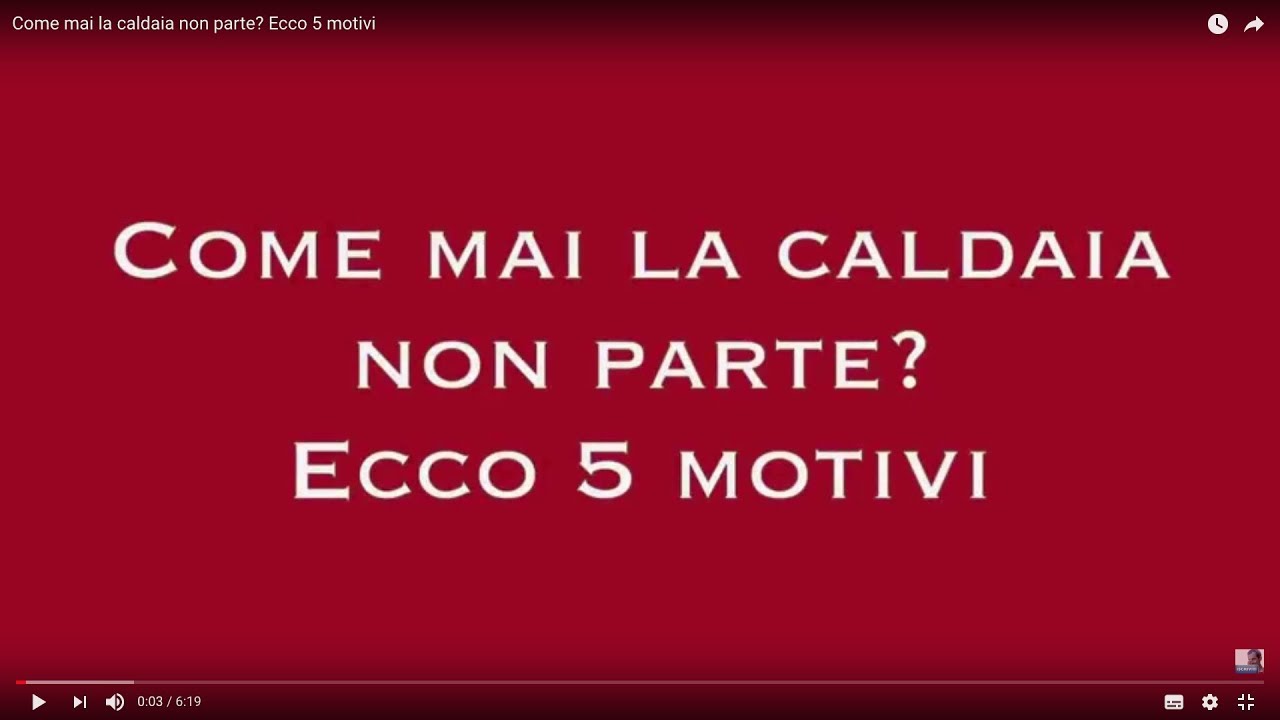 Come mai la caldaia non parte? Ecco 5 motivi
