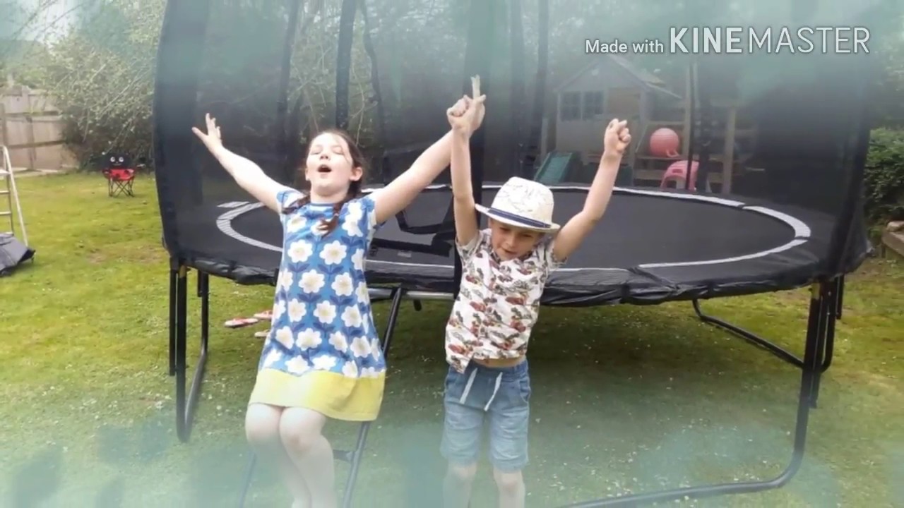 Telstar trampoline build, super high jumping