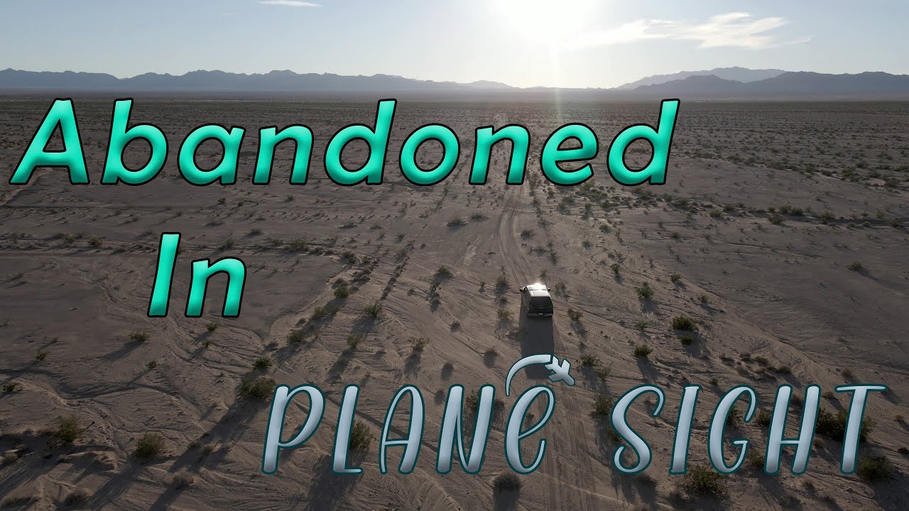 Abandoned Rice Army Airfield & Camping in the desert