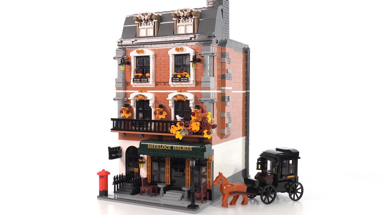Pantasy Sherlock Holmes 221B Baker Street modular review! 