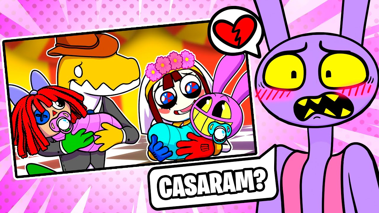 Pomni ficou GRÁVIDA? Jax REAGE a Gummigoo e Pomni CASADOS no The Amazing Digital Circus VR