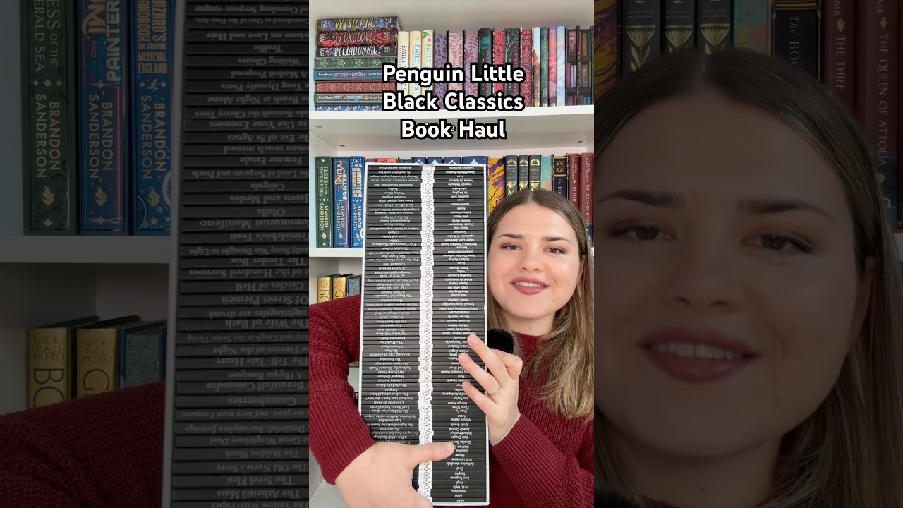 Exciting Penguin Little Black Classics book haul! #booktube #classicbooks #bookhaul #books #haul