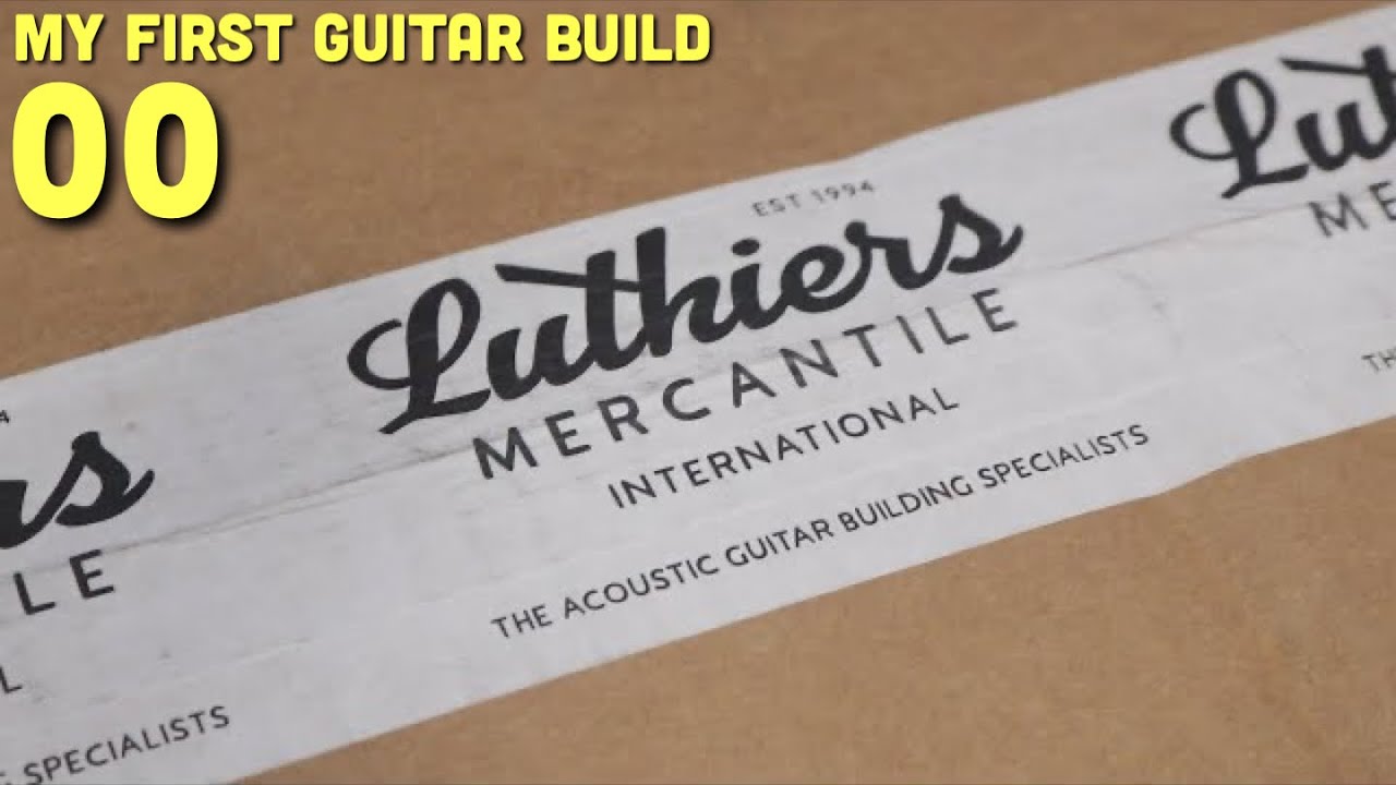 Acoustic Guitar Build part 0 // unboxing the materials