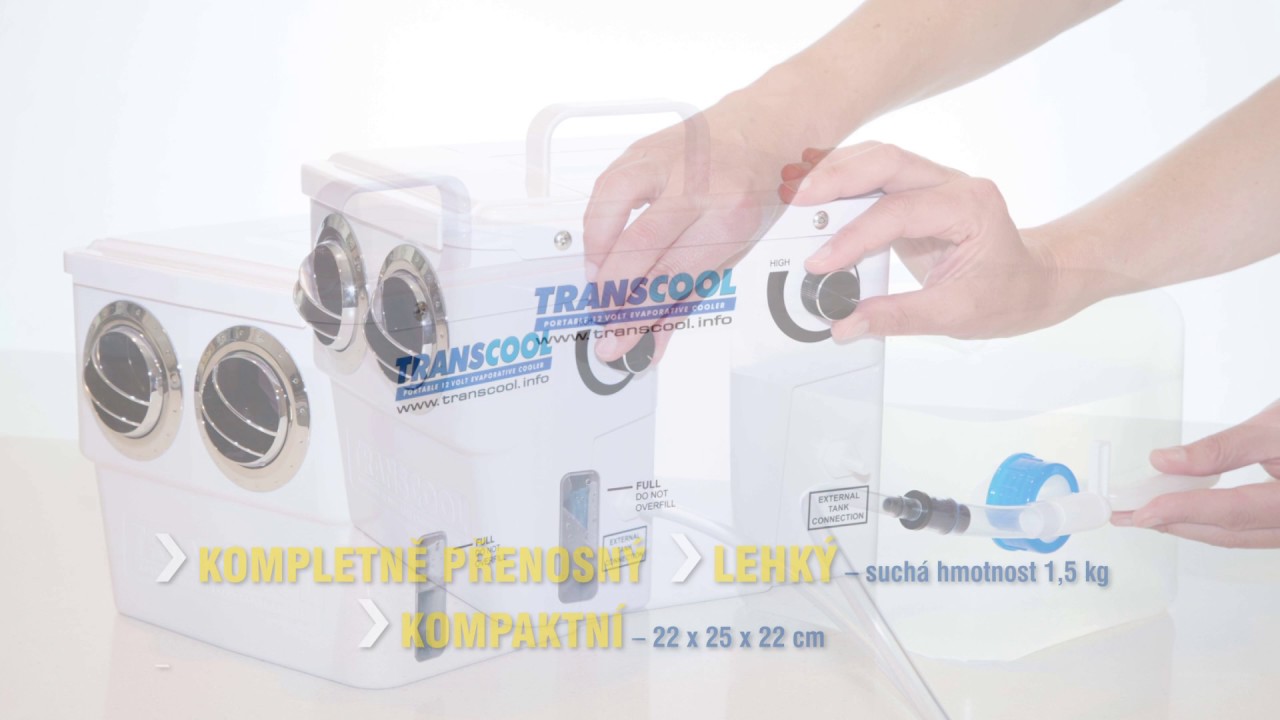 12V TRANSCOOL přenosn&yacute; chladič vzduchu