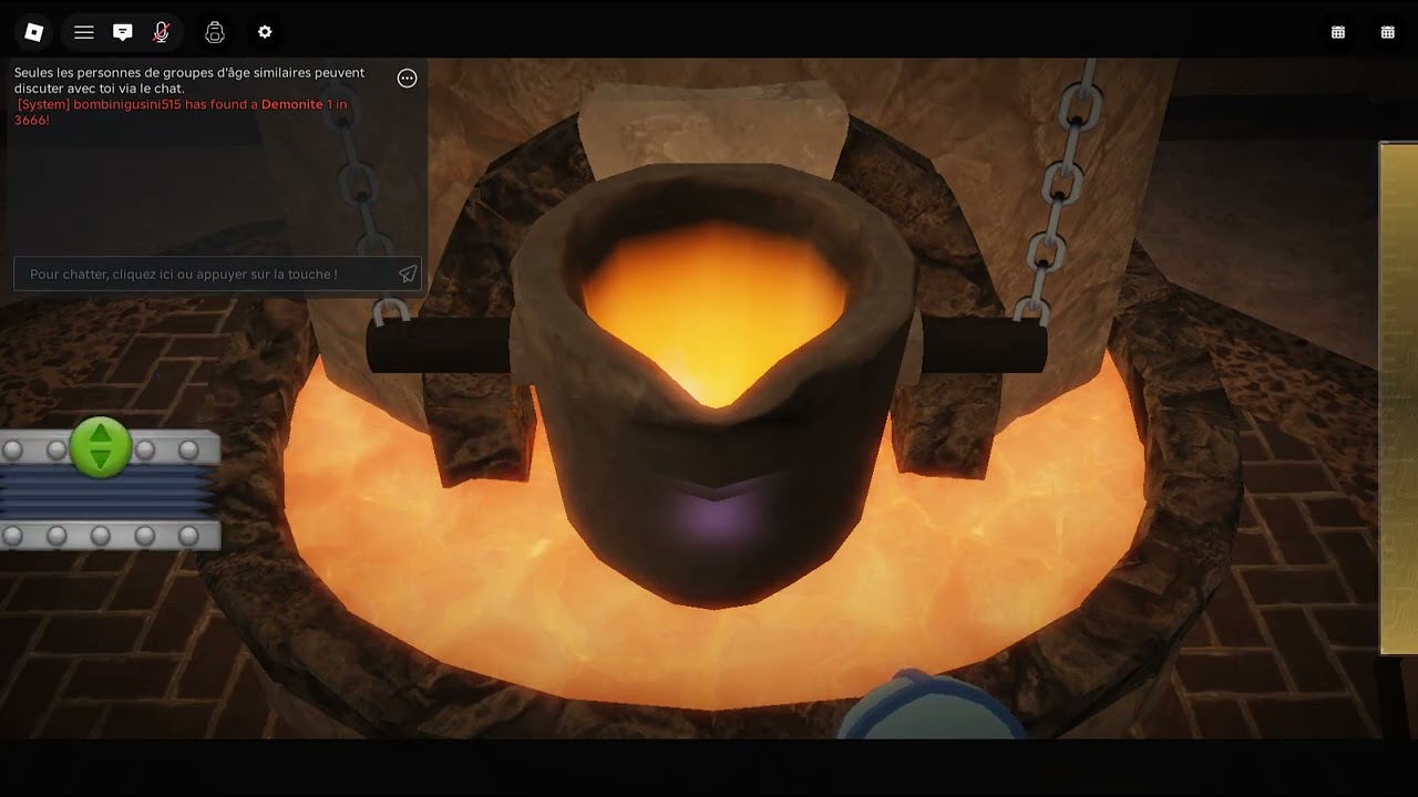 je joue a the forge, le jeux est incroyable