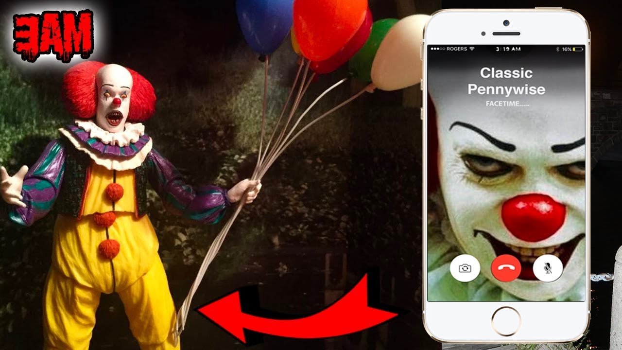 CALLING THE CLASSIC PENNYWISE FROM 1990'S ON FACETIME (