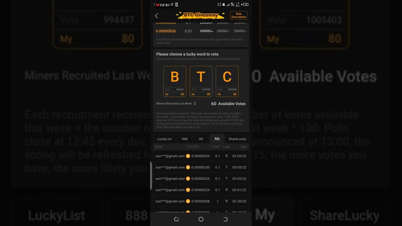 Satoshi Mining app(BTCs)