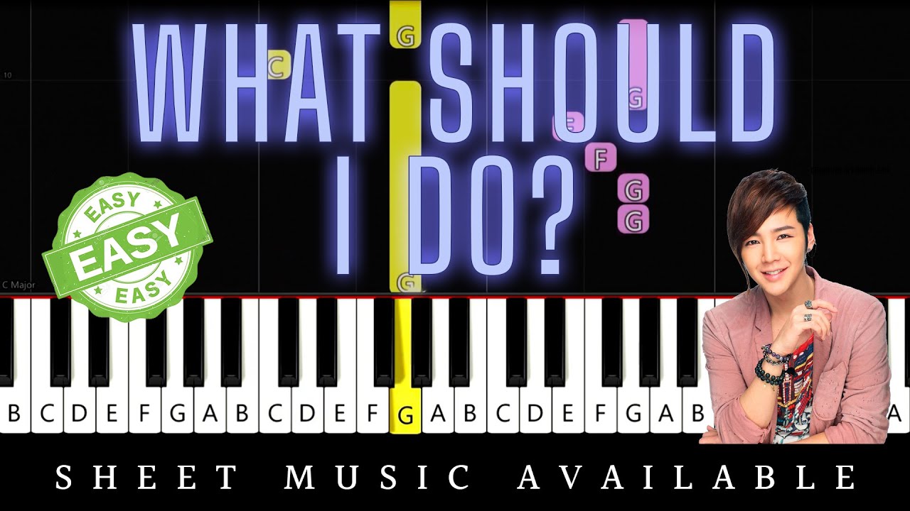 Jang Keun-suk - What should I do? You're beautiful OST (Easy Piano Tutorial)