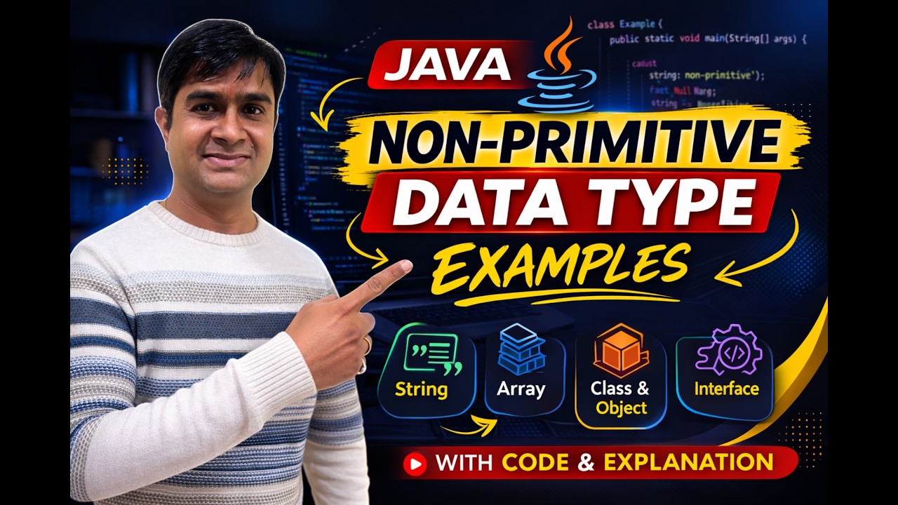 Non-Primitive Data Types Explained in 10 Minutes 🔥 | Programming Basics