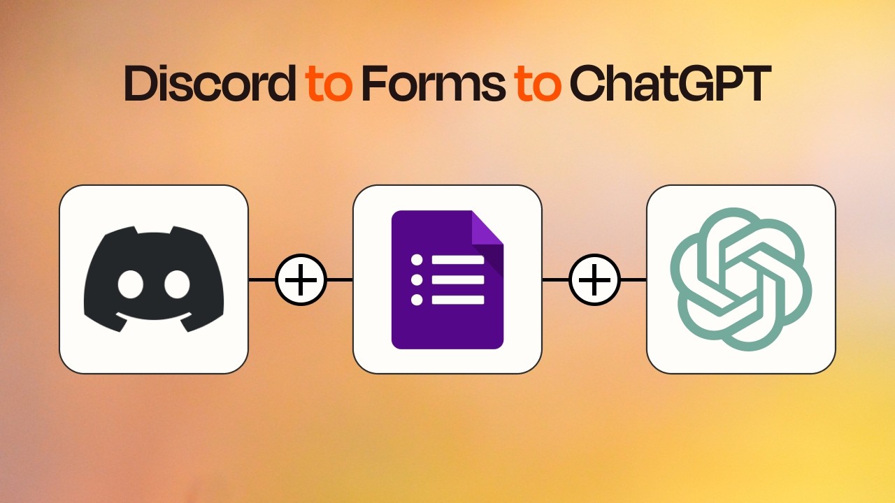 Подключите Discord к ChatGPT и Google Forms | Автоматическое составление кратких обзоров ваших со...