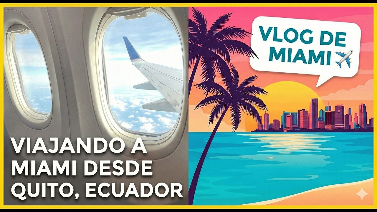 Viajando a Miami desde Ecuador!