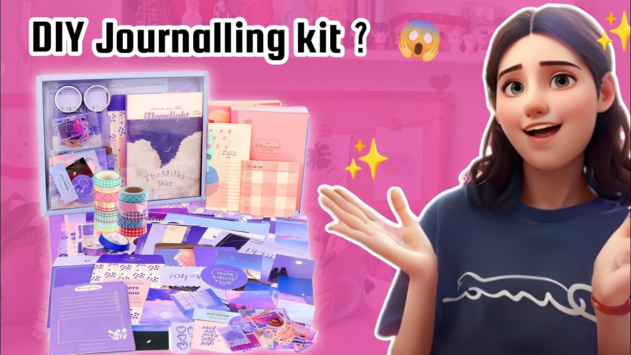 Diy JOURNALLING Kit [10 DIY Supplies] 😱 @BhanuSoniArts