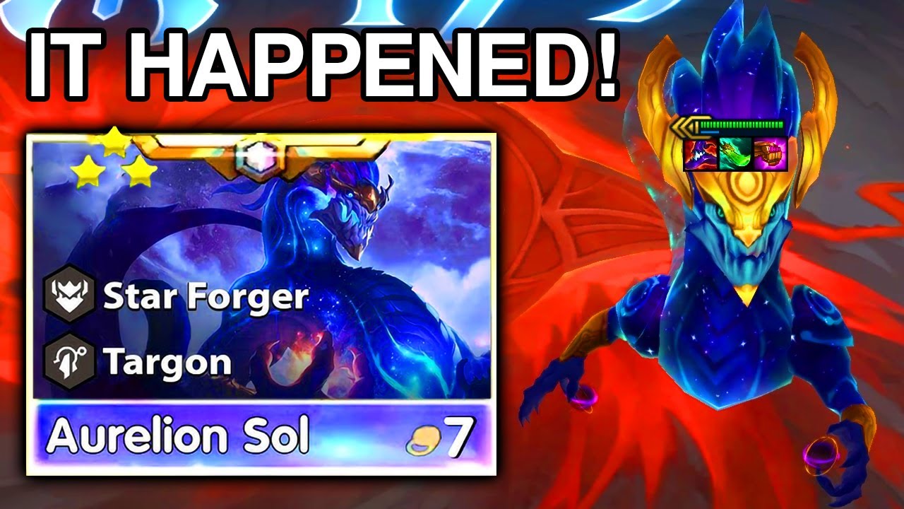 AURELION SOL 3 STAR 1V9! IT HAPPENED ⭐⭐⭐ TFT SET 16
