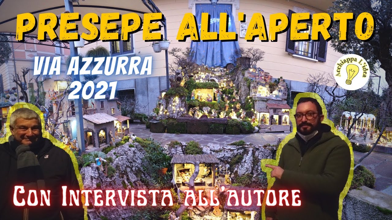 Il Presepe di Via Azzurra 💙 Meccanico e all'aperto !!