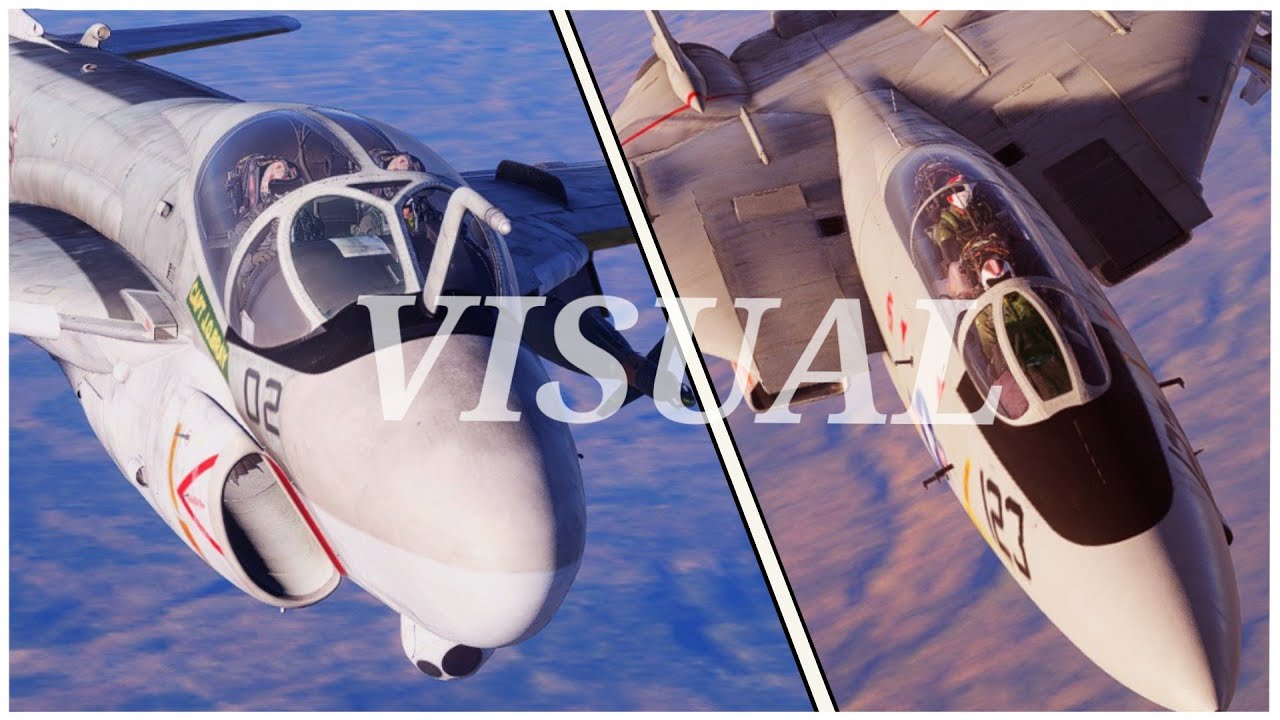 DCS: F-14A Early + A-6E - Operação VS | Demonstração