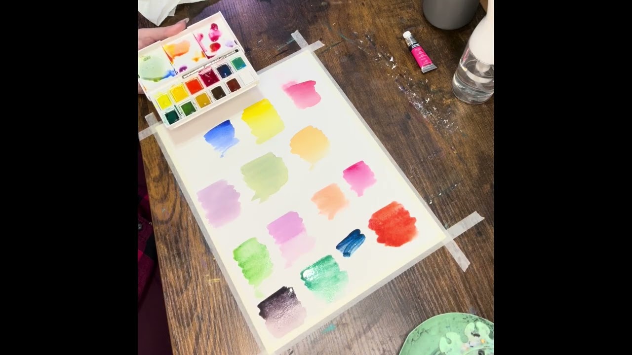 Intro to watercolor pt2 - mixing colors
