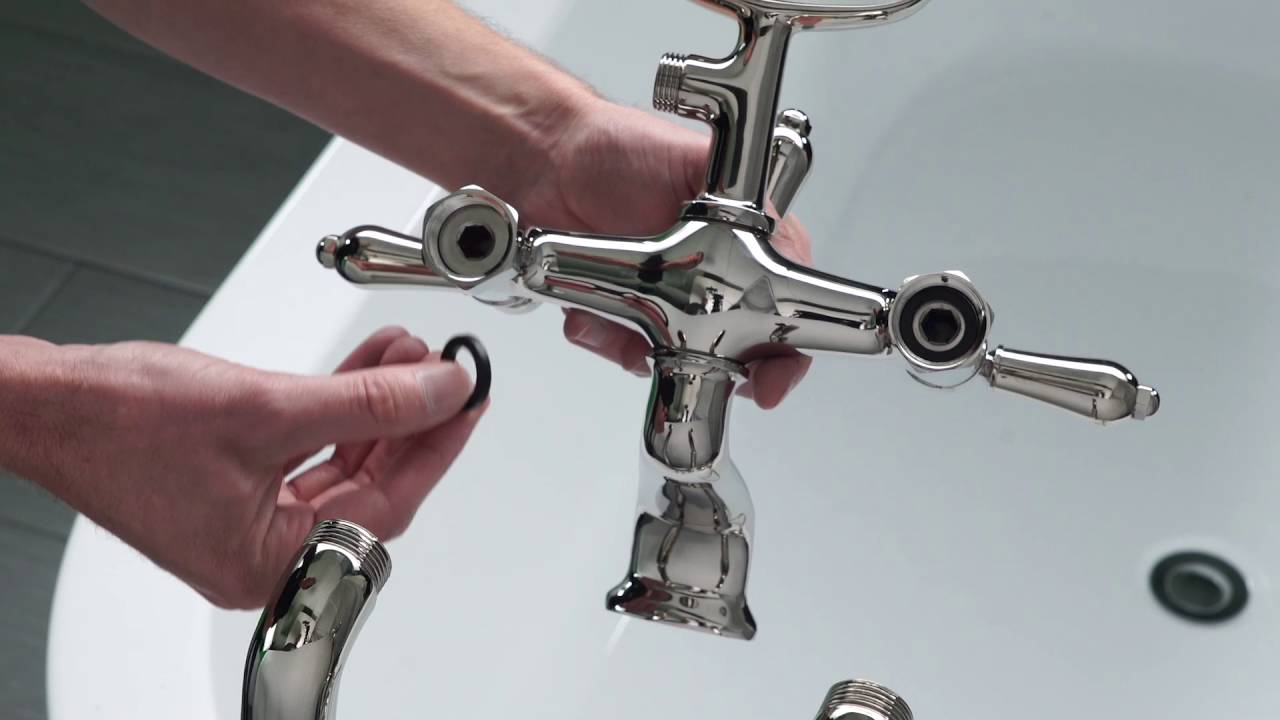 Installing a Traditional Free-Standing Tub Filler