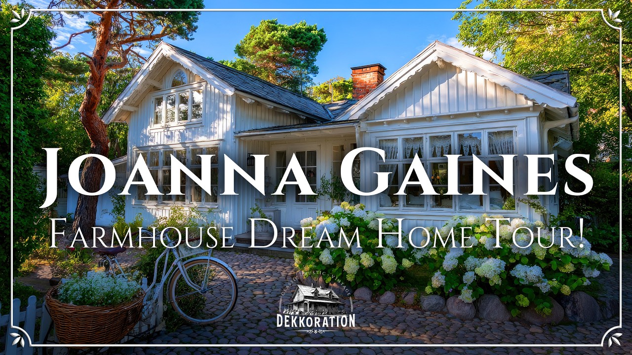 Joanna Gaines Inspired 2025 Summer Decor: Magnolia Table & White Cottage Farmhouse Style