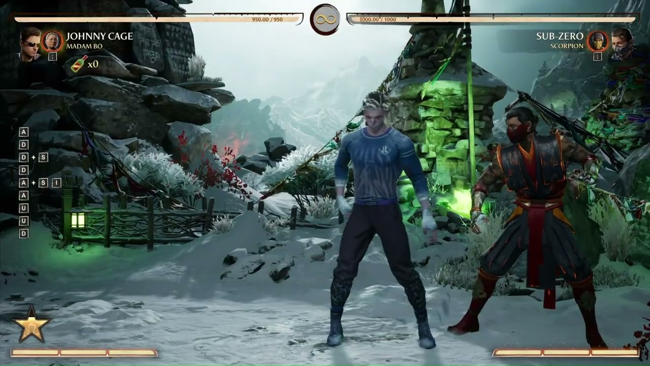 johnny cage/madam bo combos | Mortal Kombat 1