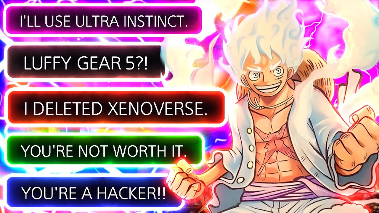 He Said He Can Beat Me With Ultra Instinct Goku. So I Used Luffy Gear 5. He Then DELETED XENOVERSE 2