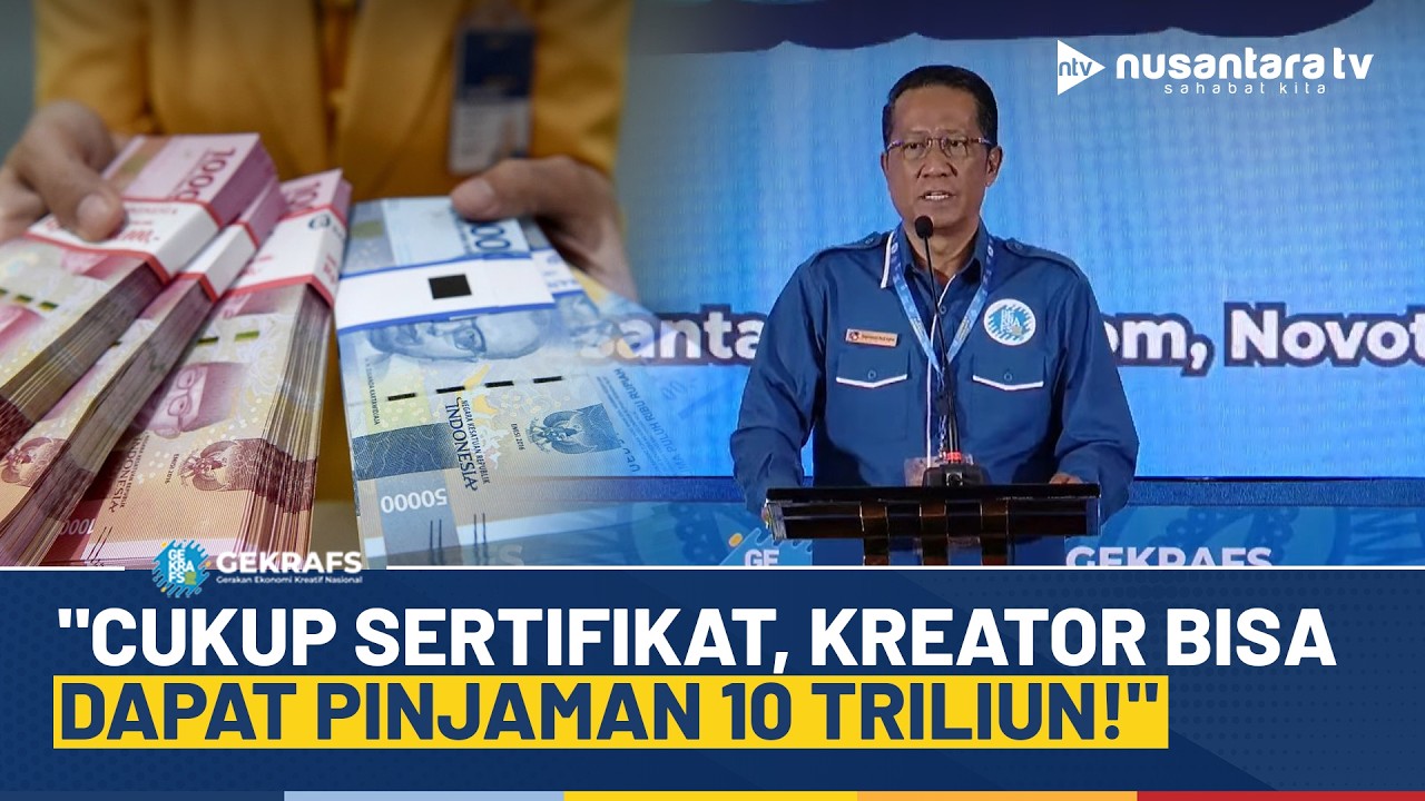 Kementerian Hukum: Sertifikat Kekayaan Intelektual Bisa Jadi Jaminan IP Financing | NTV