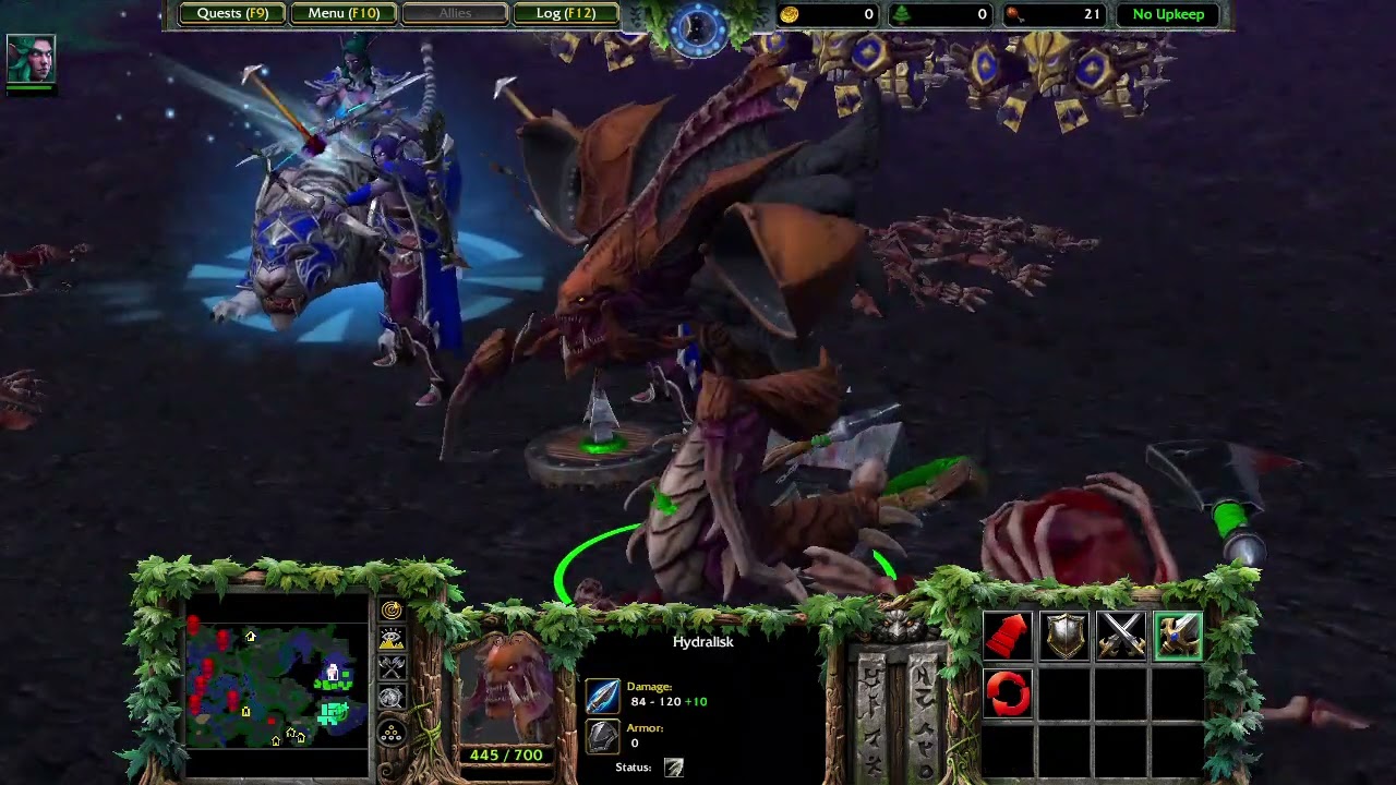 Warcraft III Reforged- Zerg Hydralisk easter egg