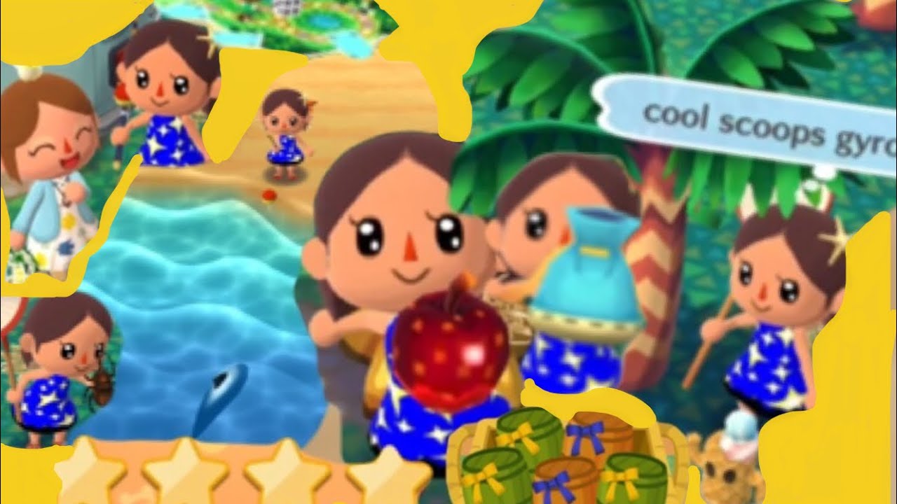 HAVING A REALLY GOOD DAY IN ANIMAL CROSSING- Catching cool scoop gyroidites