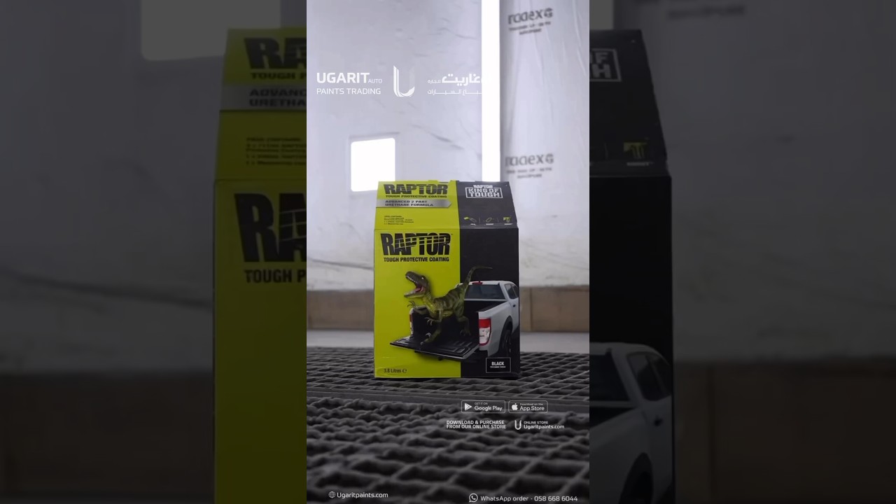 How to Apply U-pol Raptor Berliner like pro | Perfect Upol #bedliner finish.