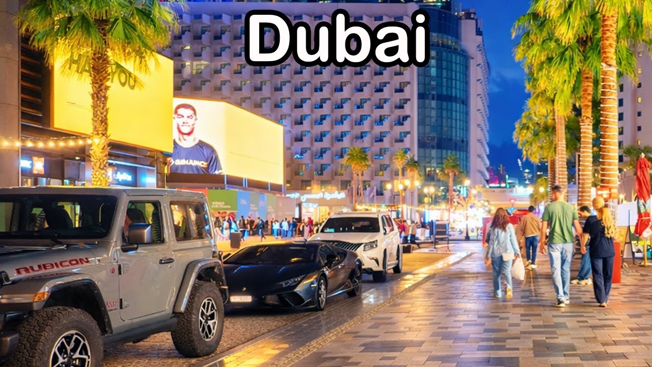 JBR Dubai 4K Walking Tour | Beautiful Jumeirah Beach Residence Day Walk (Ultra HD)