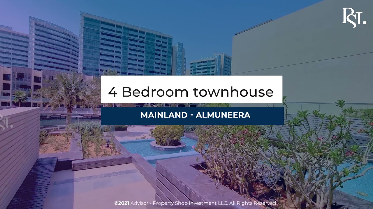 4 bedroom townhouse in Al Muneera, Al Raha Beach