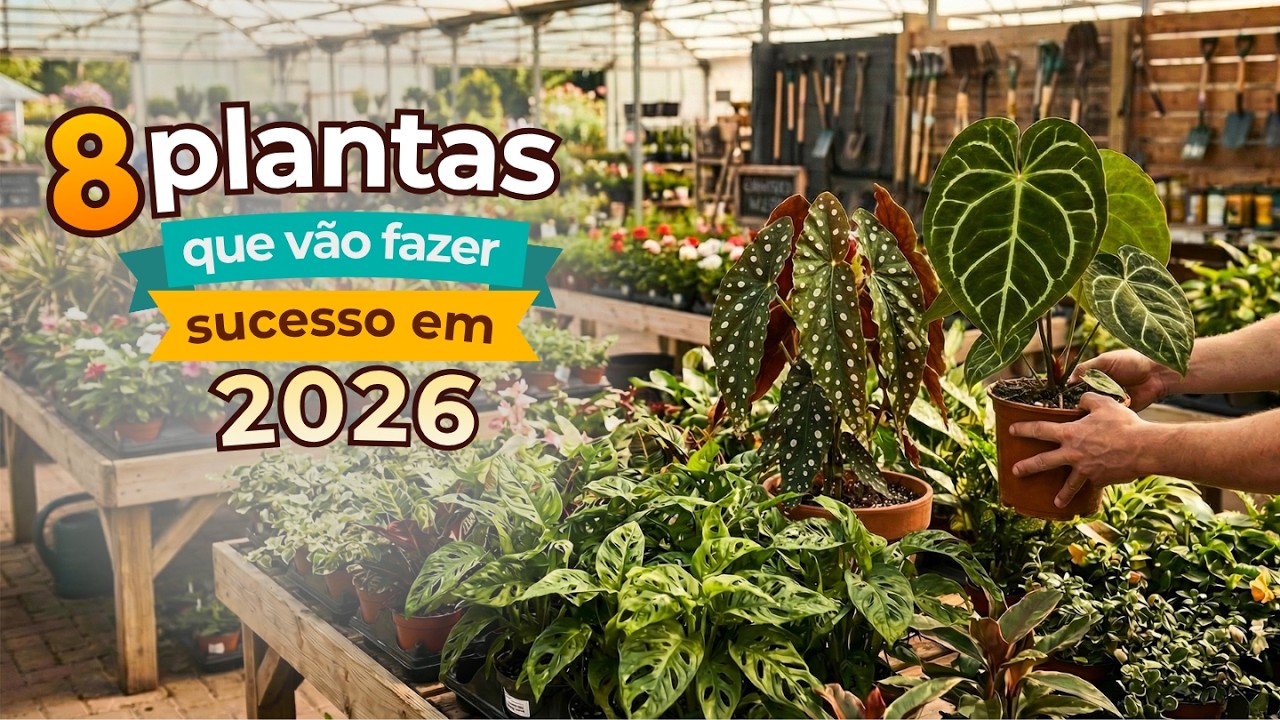 8 Plantas que Todo mundo vai Querer ter em 2026!