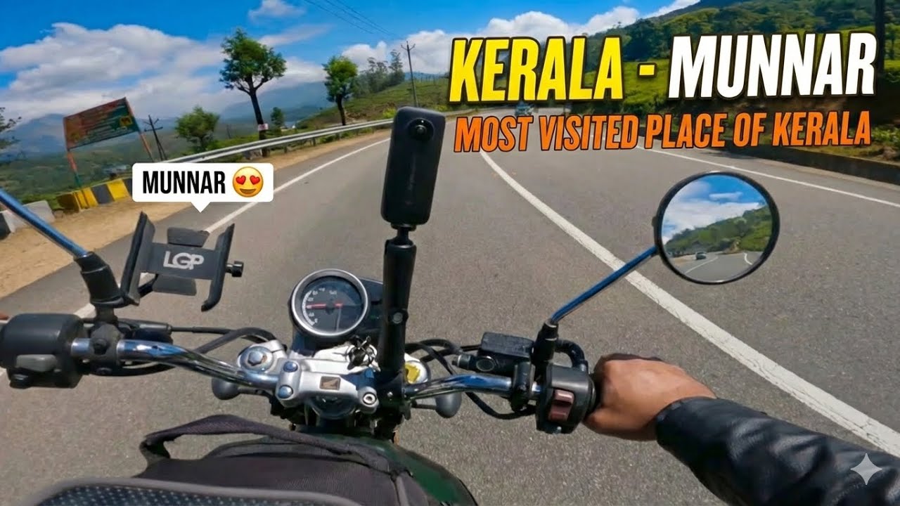 Finally on of the dream ride | Mumbai - Kerala | Day 1 - Munnar 😍🌿