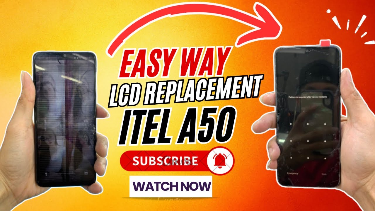 Itel A50 LCD Screen Replacement | how to Replace itel A50 LCD 
