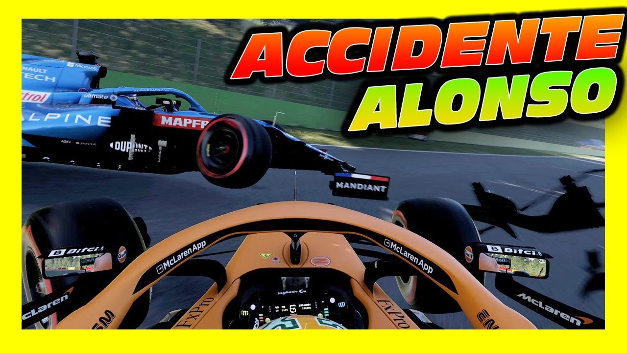 F1 2021 ACCIDENTE GRAVE SPA