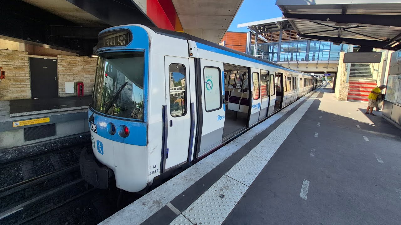 Métro Paris | Mitfahrt in der kompletten M8 von Balard bis Créteil - Pointe du Lac im MF 77