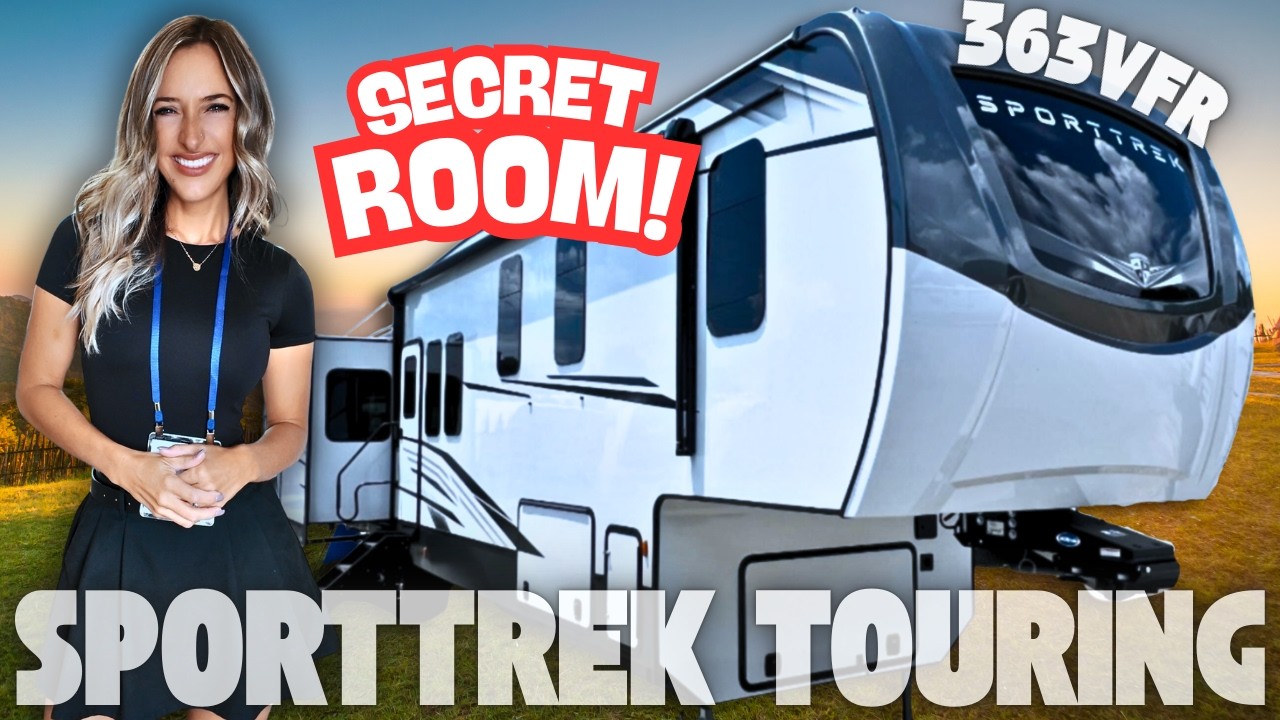 В этом прицепе-кемпере есть СЕКРЕТНАЯ КОМНАТА?! Sporttrek Touring 363VFR