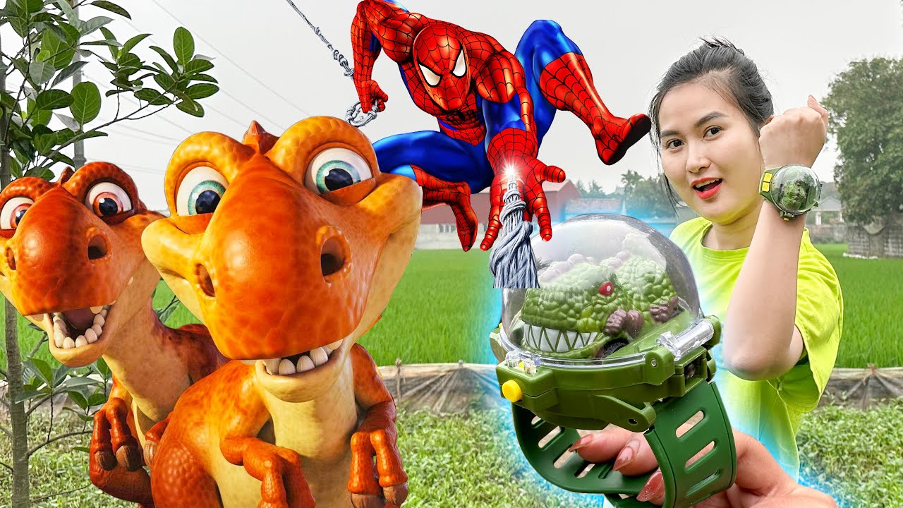 Changcady review đồng hồ hình khủng long , siêu nhân người nhện - Cam Cam TV
