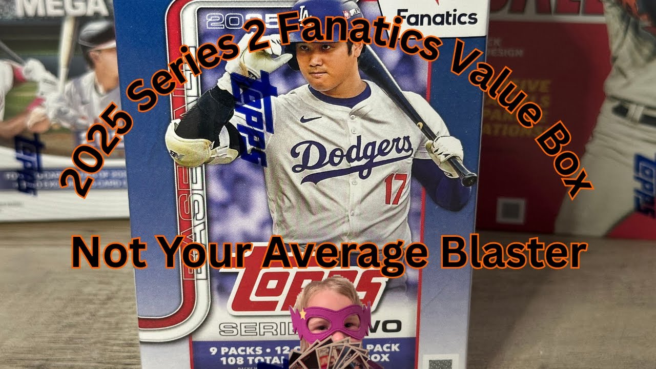 Vintage Stock /99 and So Many Parallels! 2025 Topps Series 2 Fanatics Blaster Box Rip!
