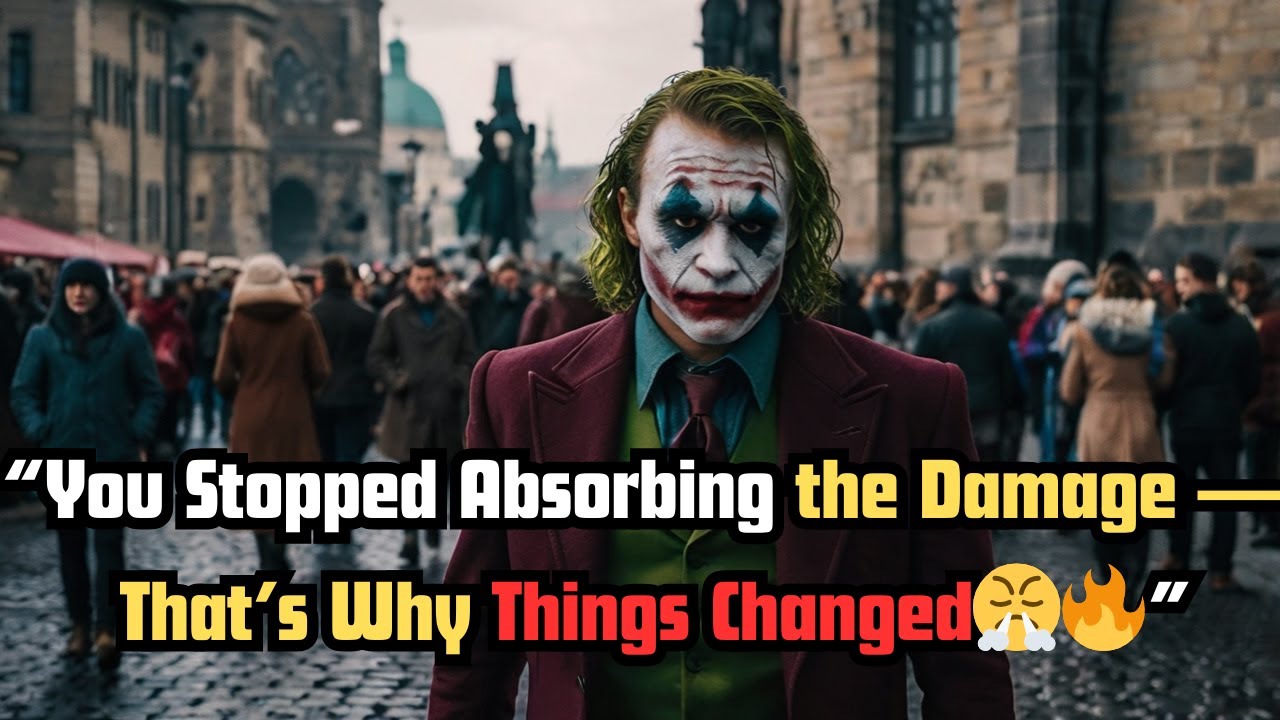 You Stopped Absorbing the Damage — That’s Why Things Changed ⚖️🔥| Joker Speech