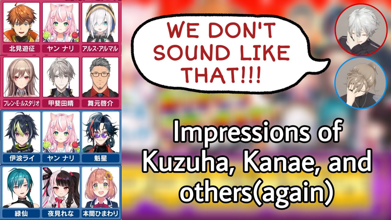impressions of kuzuha, kanae, and others(again) | Nijisanji eng subs