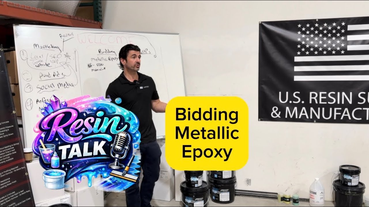 How to Bid Metallic Epoxy Floors Correctly | Resin Talk with @PaulCampanario