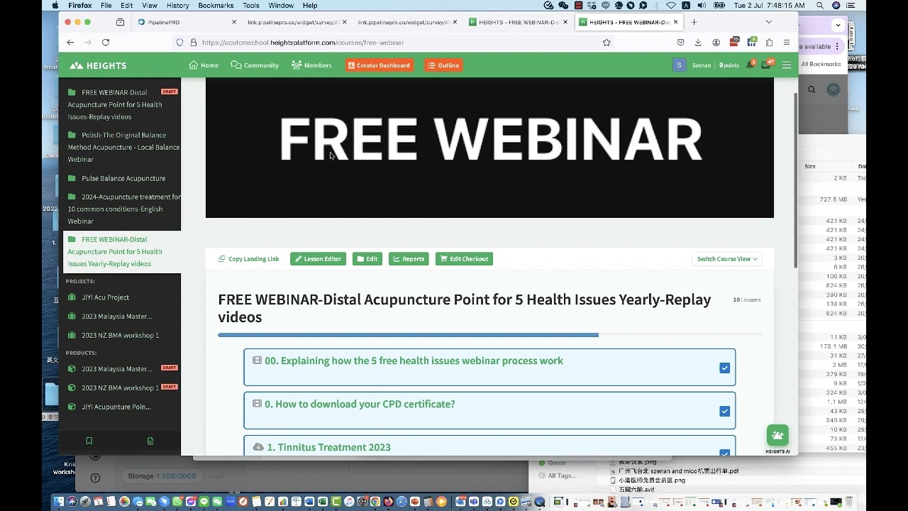 How to watch hay fever webinar and receive a CPD certificate?